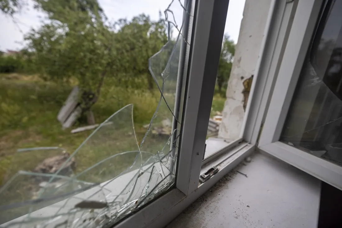 broken window