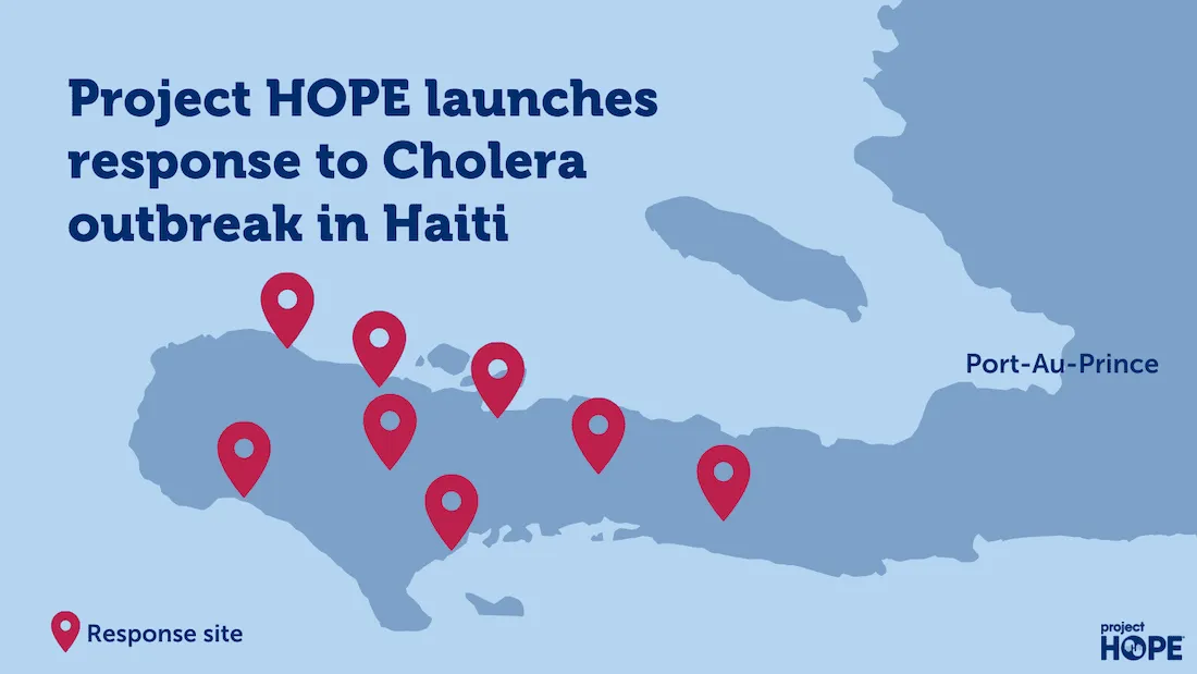 map of Haiti